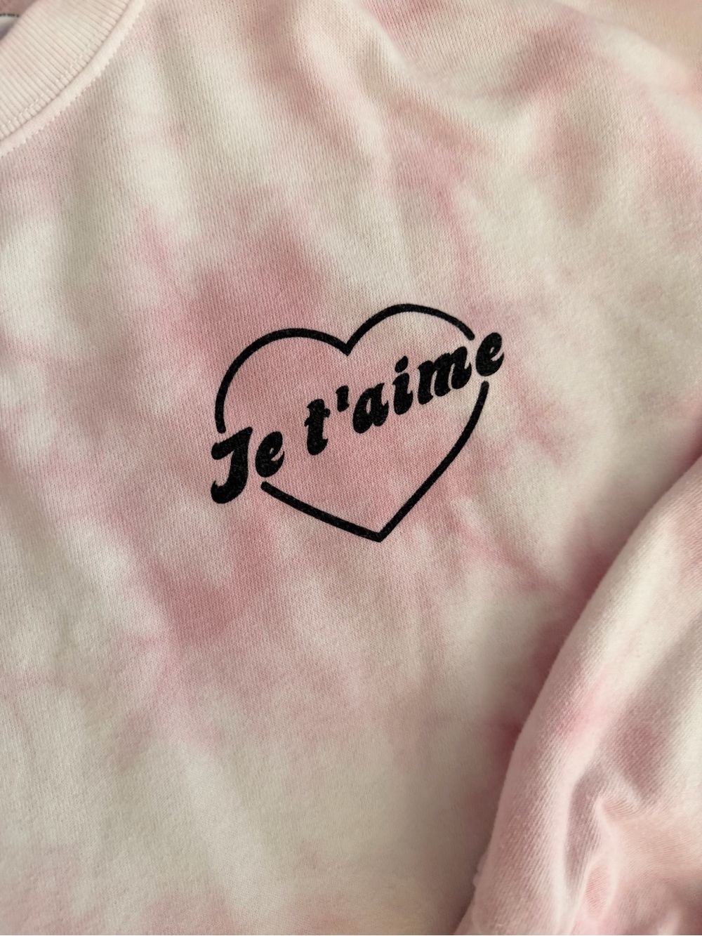Mighty Fine Tie-Dye Je T'Aime Pajama Set - Picture 3 of 7